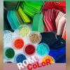 رم رنگ عرضه کننده افزودنی و رنگدانه مواد پلاستیک rom
